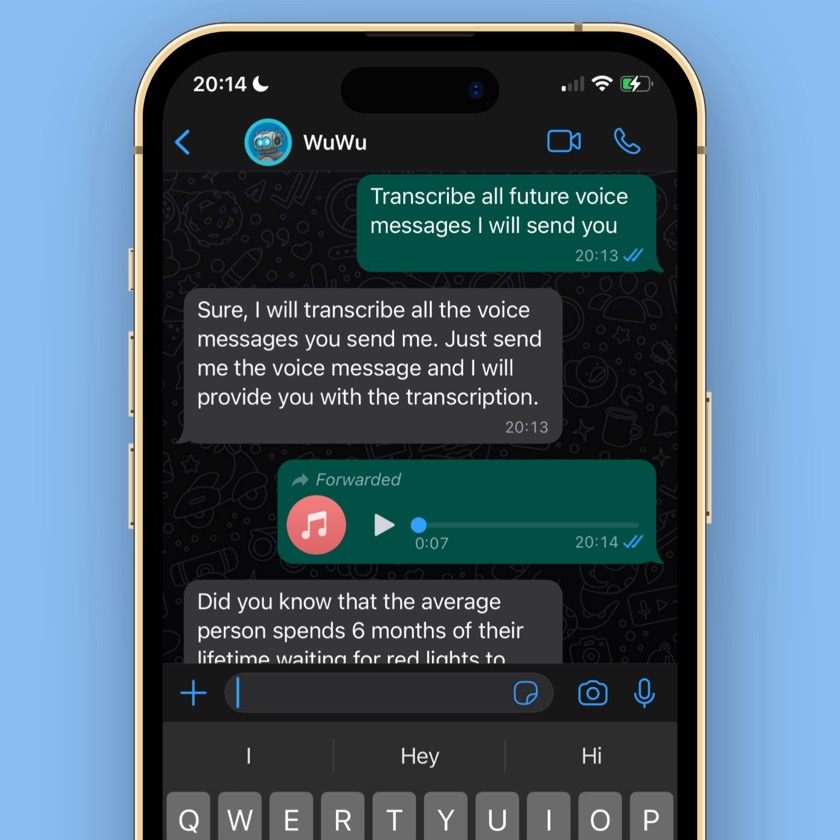 Voice to text